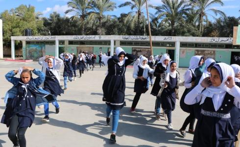 مناورة إخلاء آمن بمدرسة ابن زيدون الأساسية المشتركة