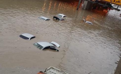 الفيضانات في السعودية 