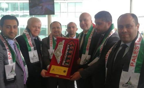 وفد أكاديمي وإداري من جامعة الأقصى يزور جامعة يلدز التركية