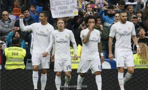 لحظة احتفال رونالدو بهدفه الأول