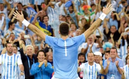 دل بوترو ساهم بقوة في فوز الأرجنتين بكأس ديفيس