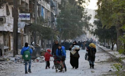 عملية اجلاء الجرحى من حلب الشرقية