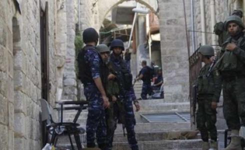 الامن الفلسطيني في نابلس