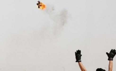 اطلاق بالون حارق من غزة -ارشيف-