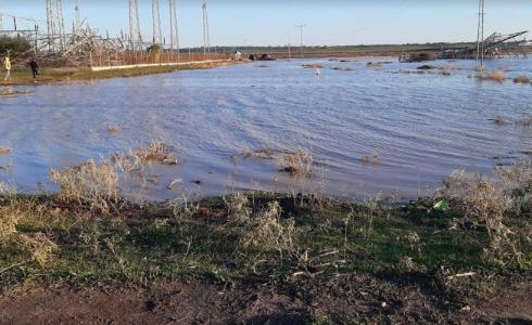 إغراق مزارع غزة بمياه السدود