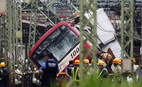 من مكان الحادثة في اليابان