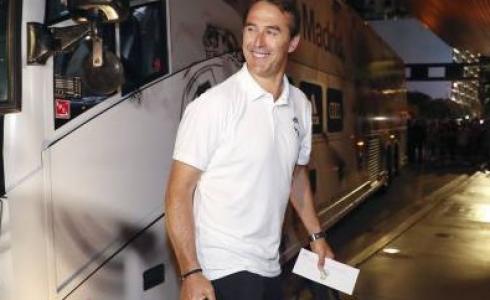  مدرب ريال مدريد الاسباني جوليان لوبيتيجي