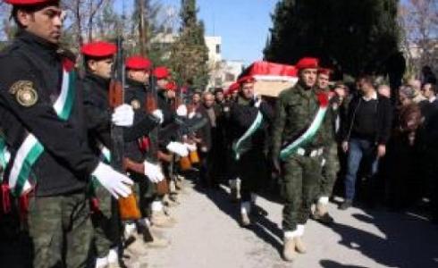 جانب من تشييع جثمان جرار