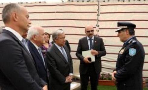 اللواء عطا الله يستقبل الأمين العام للأمم المتحدة أنطونيو غوتيريس 