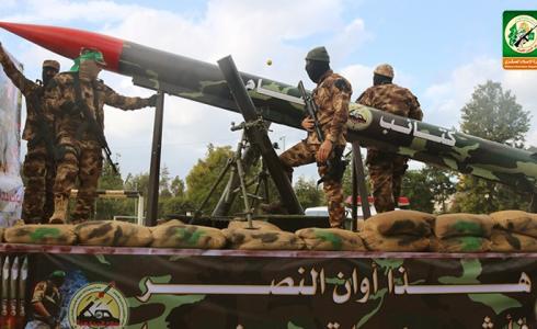 عرض عسكري لكتائب القسام الذراع العسكري لحركةحماس- أرشيفية