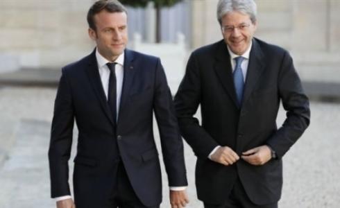 ماكرون وجنتيلوني