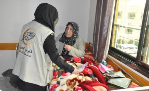 فارس العرب تعايد أحد الأمهات