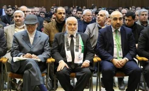 بحر ونصار خلال احتفال يوم المحاسب الفلسطيني