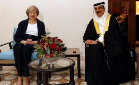 تريزا ماي أجرت محادثات مع ملك البحرين 