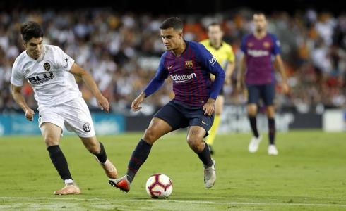 برشلونة يتعادل مع فالنسيا ويفقد صدارة الدوري الاسباني 