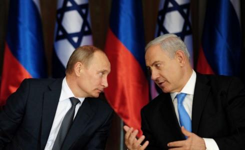 رئيس وزراء الاحتلال الاسرائيلي بنيامين نتنياهو والرئيس الروسي فلاديمير بوتين 
