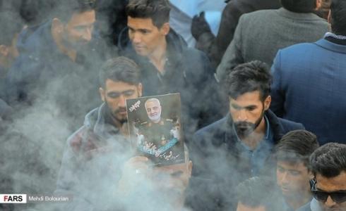 جانب من جنازة قاسم سليماني