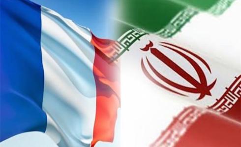 علم ايران وفرنسا