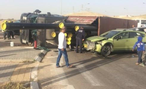 حادث سير بالنقب