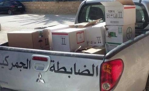 طواقم الضابطة الجمركية في محافظة جنين