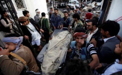 استهدفت الغارة مجلس عزاء في العاصمة صنعاء