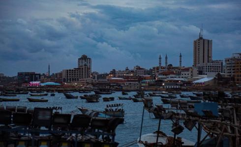 هطول الأمطار على غزة مساء اليوم