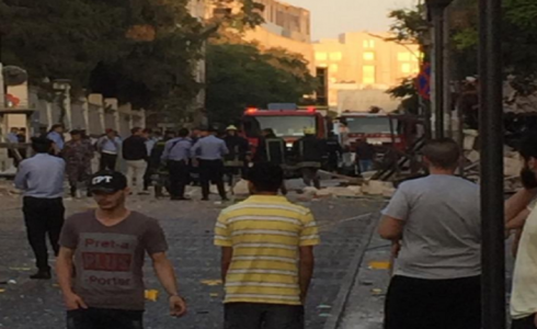 انهيار مبنى في العاصمة الأردنية عمّان