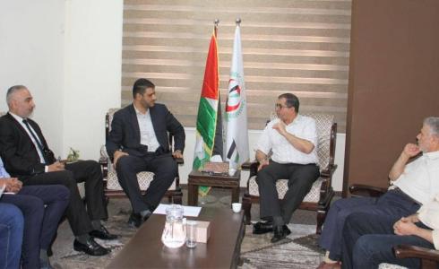مركز حياة يبحث سبل التعاون المشترك مع وزارة الصحة بغزة