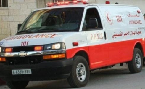 سيارة اسعاف تابعة للهلال الأحمر الفلسطيني