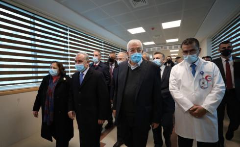 خلال افتتاح مستشفى الهلال الأحمر بنابلس