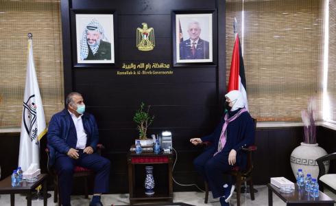 غنام تبحث مع الوزير قطامي عددا من القضايا ذات الاهتمام المشتركة