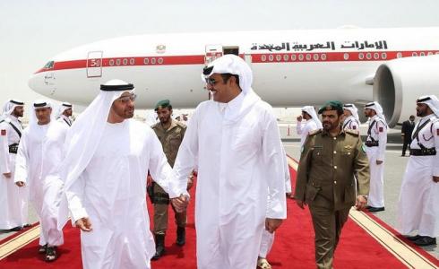 أمير قطر ومحمد بن زايد - أرشيف