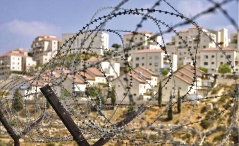 مستوطنة على اراضي فلسطينية