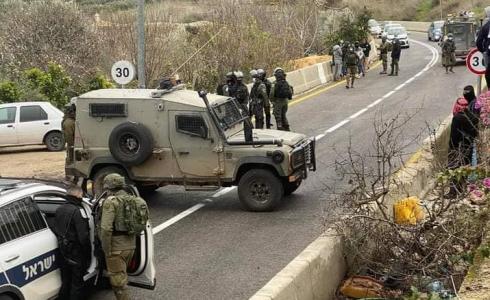 التصدي لاقتحام مستوطنين لمنطقة خان اللبن الشرقية