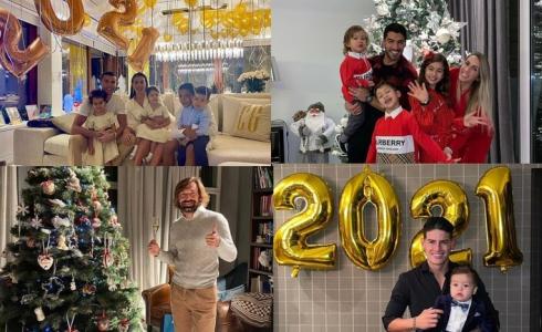 احتفالات كريستيانو رونالدو ونجوم الرياضة بالعام الجديد 2021