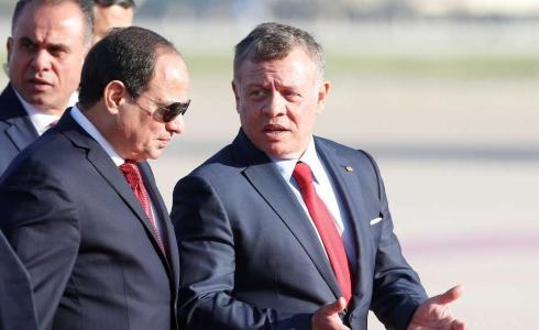 السيسي يزور الأردن يوم غد الاثنين