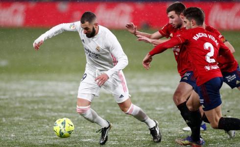 ريال مدريد لعب ضد أوساسونا في ظروف صعبة