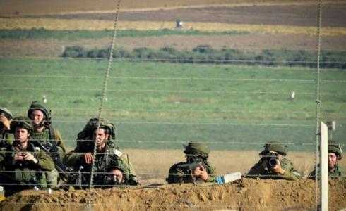 قوات الاحتلال تتمركز على الحدود الشرقية لقطاع غزة - أرشيف