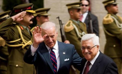 الرئيس الفلسطيني محمود عباس ونظيره الأميركي جو بايدن - أرشيف
