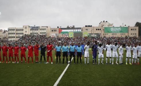المنتخب الفلسطيني والسعودي