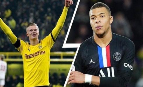 كيليان مبابي وإيرلينج هالاند