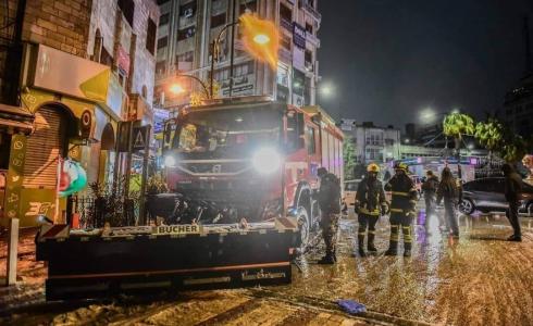 طواقم الدفاع المدني الفلسطيني