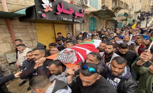 تشييع جثمان الشهيد الأسير داوود الخطيب