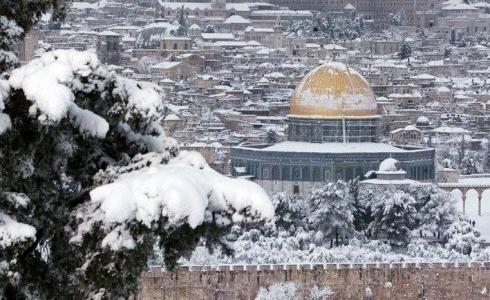 تساقط الثلوج في فلسطين