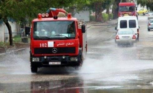 الدفاع المدني يعلن عدد الحوادث الذي تعامل معها منذ بداية المنخفض
