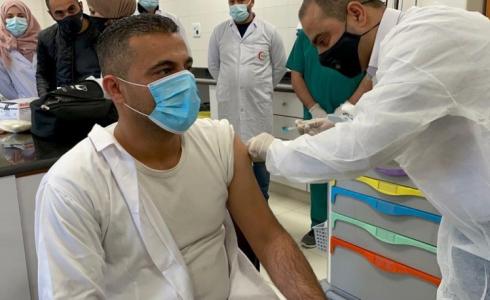 جانب من حملات التطعيم التي أطلقتها وزارة الصحة الفلسطينية