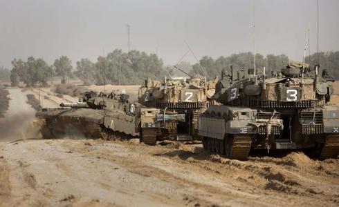 توغل أليات إسرائيلية على حدود قطاع غزة