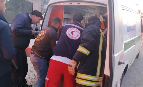 من حادث السير في جنين اليوم