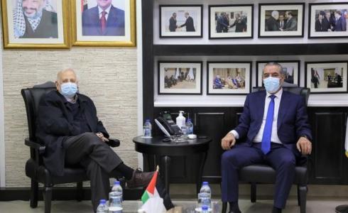 الشيخ يلتقي رئيس لجنة الانتخابات المركزية حنا ناصر