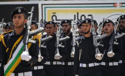 أفراد من جهاز الداخلية في غزة